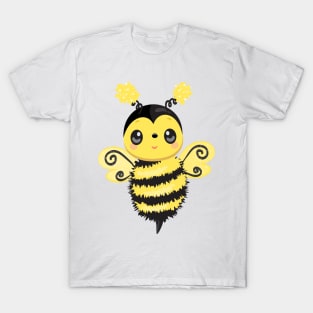 Cute Fuzzy Wuzzy Bumblebee T-Shirt